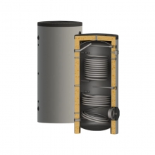Бойлер за термопомпени системи Sunsystem SWP2N 750 с две сдвоени серпентини