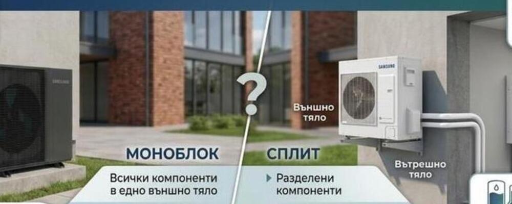 Моноблок или сплит термопомпа?